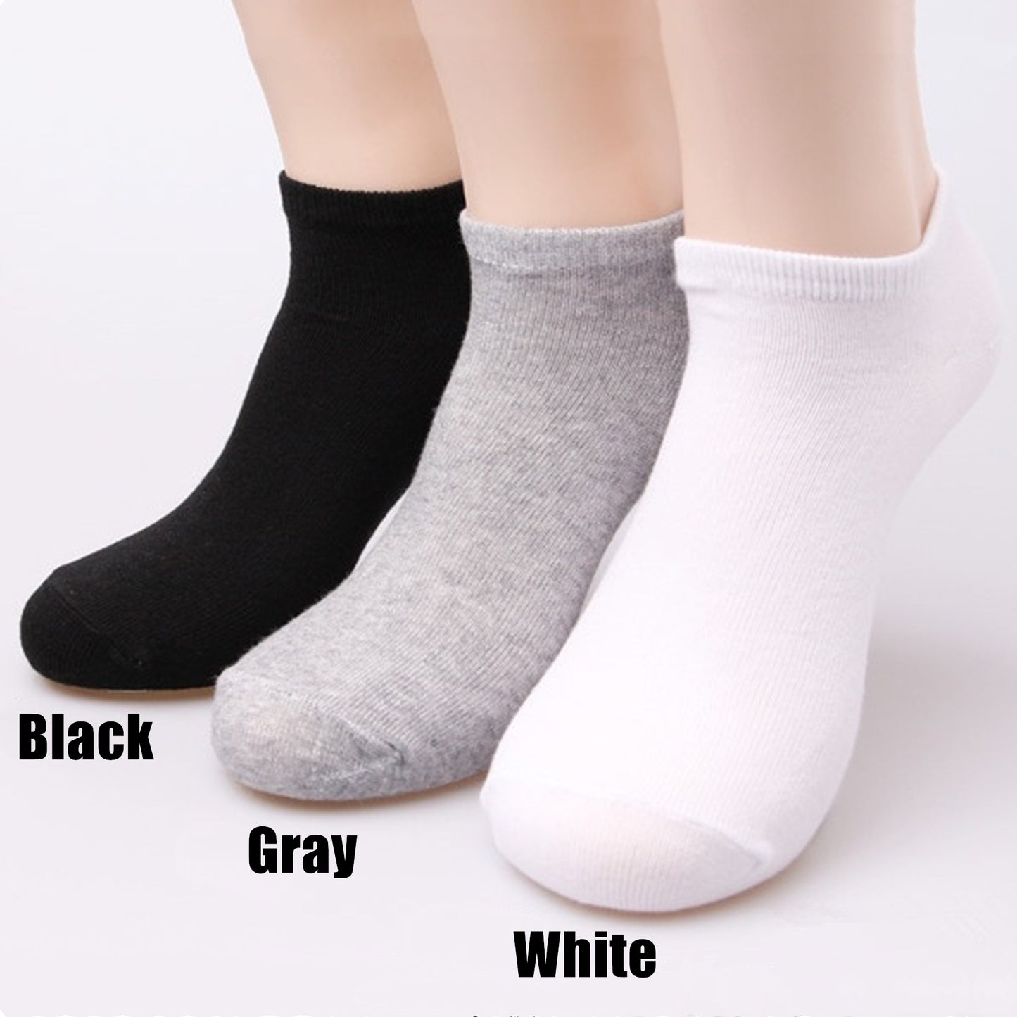 6 Pairs Candy Color Ankle Socks, Soft & Lightweight Breathable Low Cut Socks, Women's Stockings & Hosiery