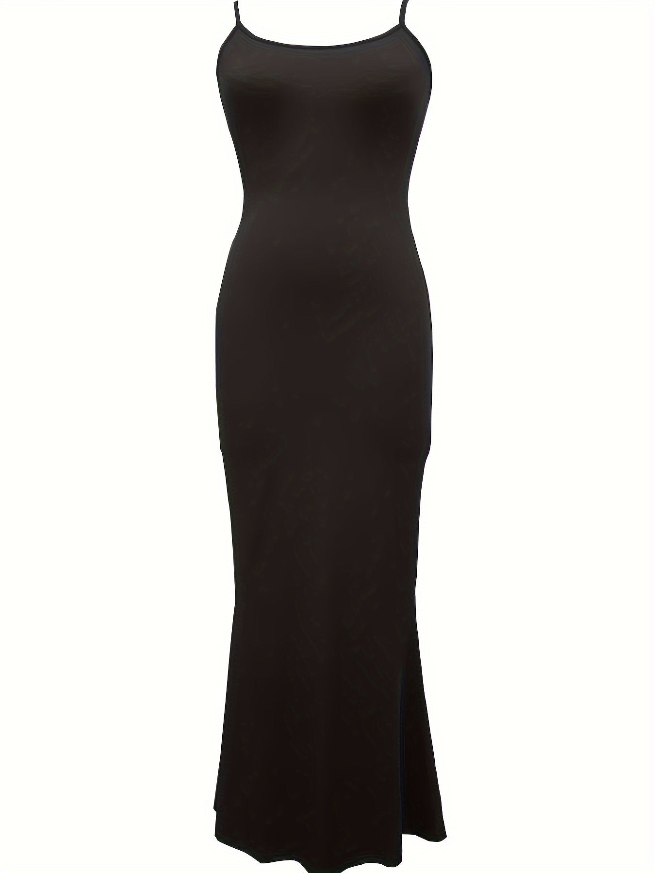 Women's Casual Lounge Slip Long Dress, Sexy Sleeveless Backless Bodycon Maxi Dress, Women's Clothing