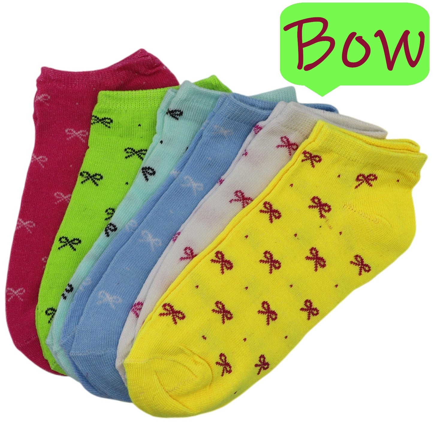 6 Pairs Candy Color Ankle Socks, Soft & Lightweight Breathable Low Cut Socks, Women's Stockings & Hosiery