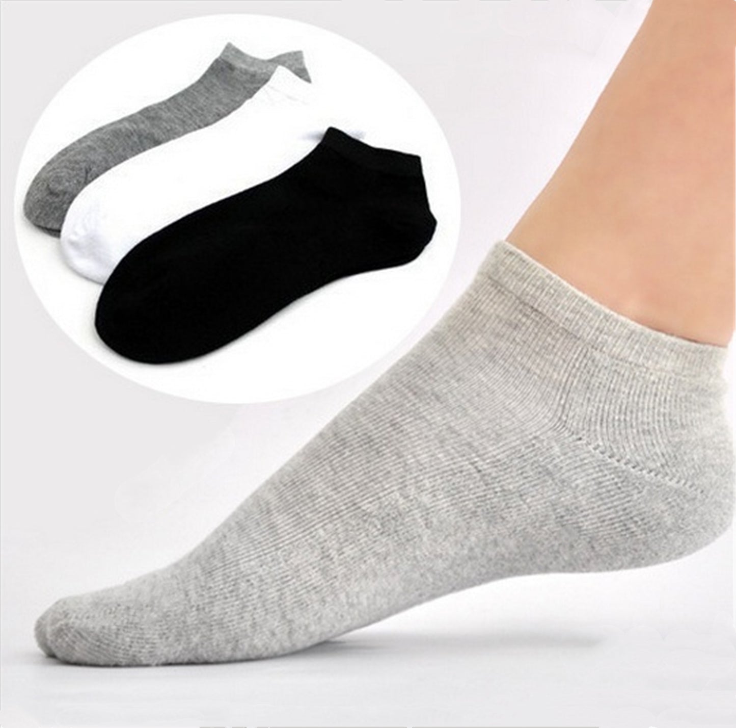 6 Pairs Candy Color Ankle Socks, Soft & Lightweight Breathable Low Cut Socks, Women's Stockings & Hosiery