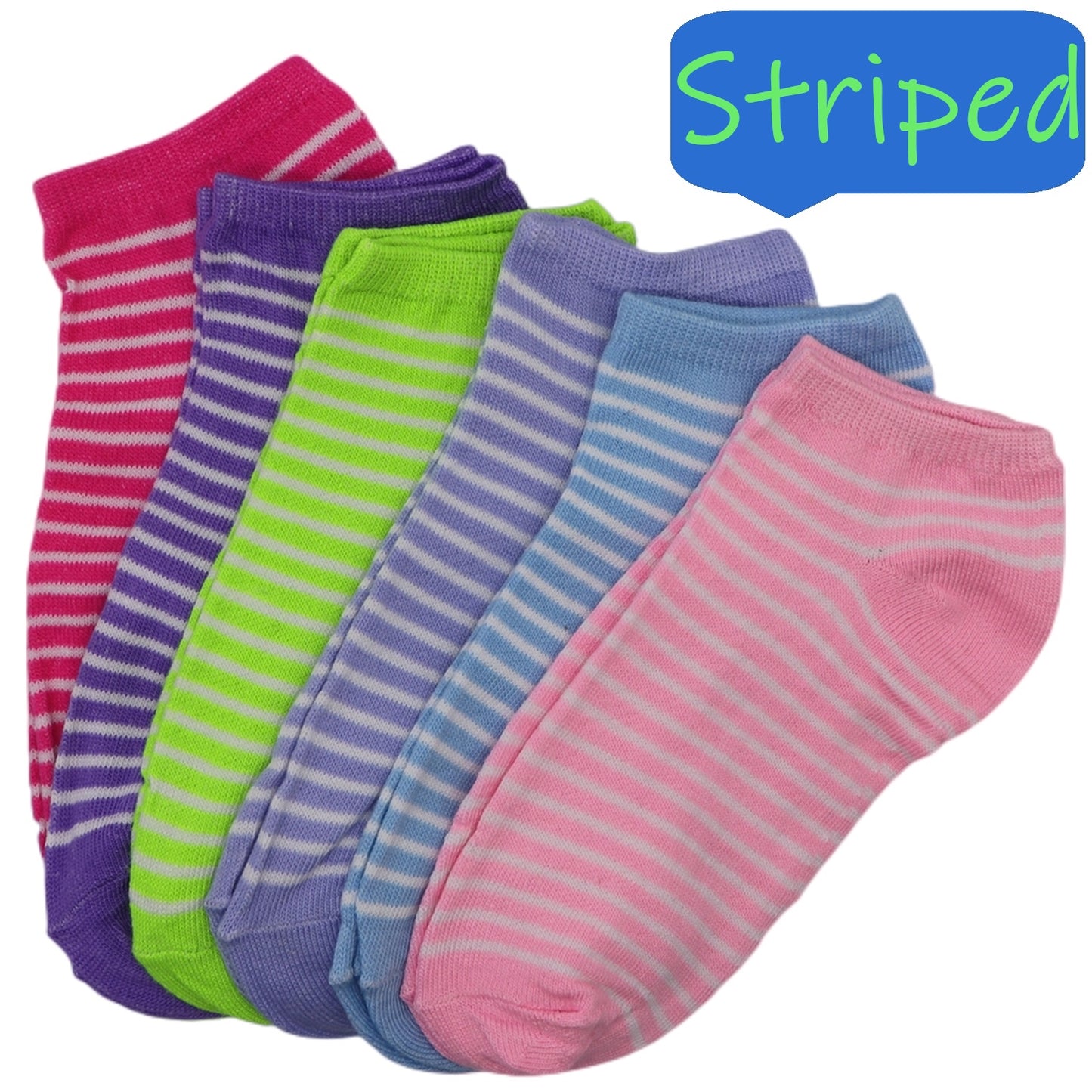 6 Pairs Candy Color Ankle Socks, Soft & Lightweight Breathable Low Cut Socks, Women's Stockings & Hosiery