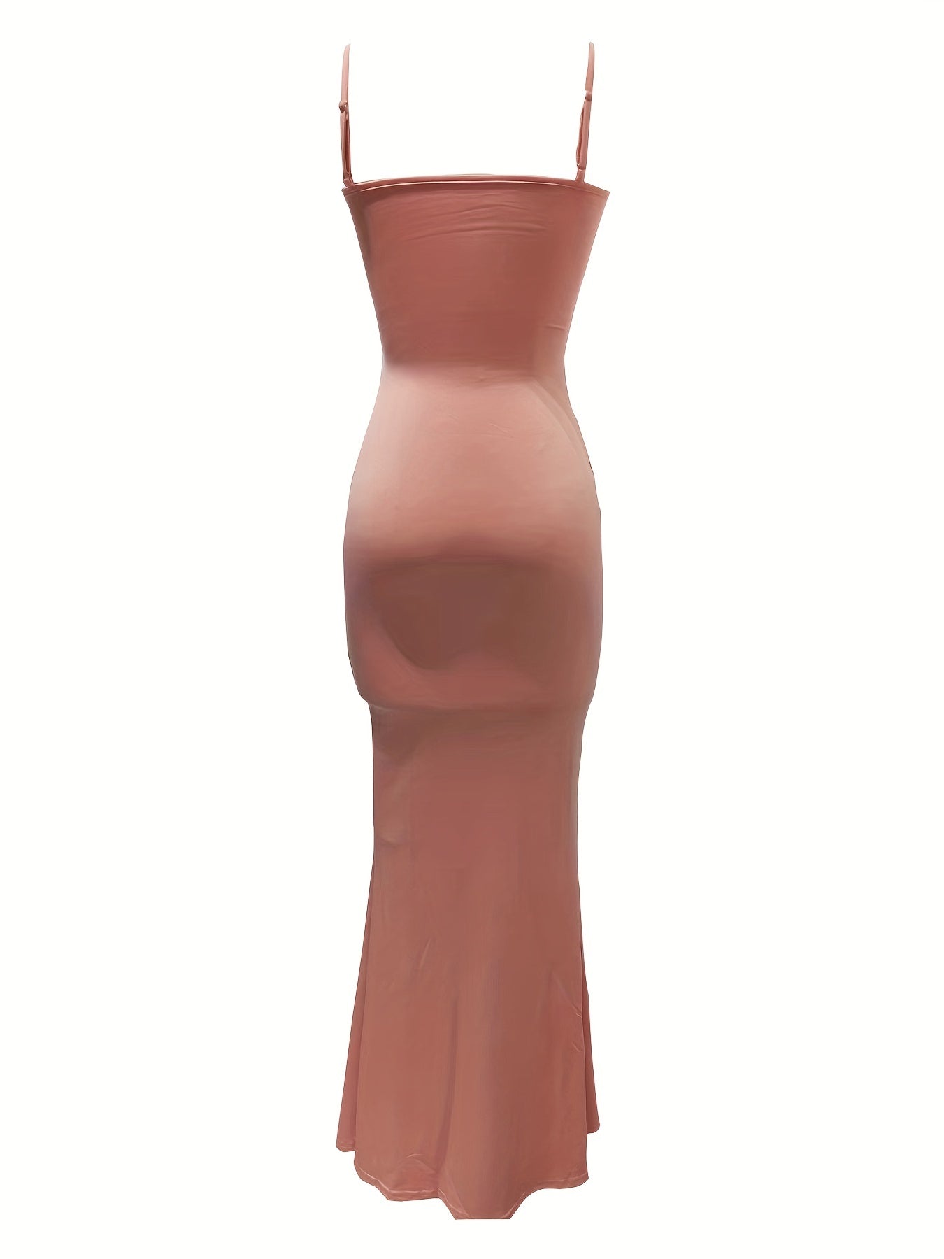 Women's Casual Lounge Slip Long Dress, Sexy Sleeveless Backless Bodycon Maxi Dress, Women's Clothing