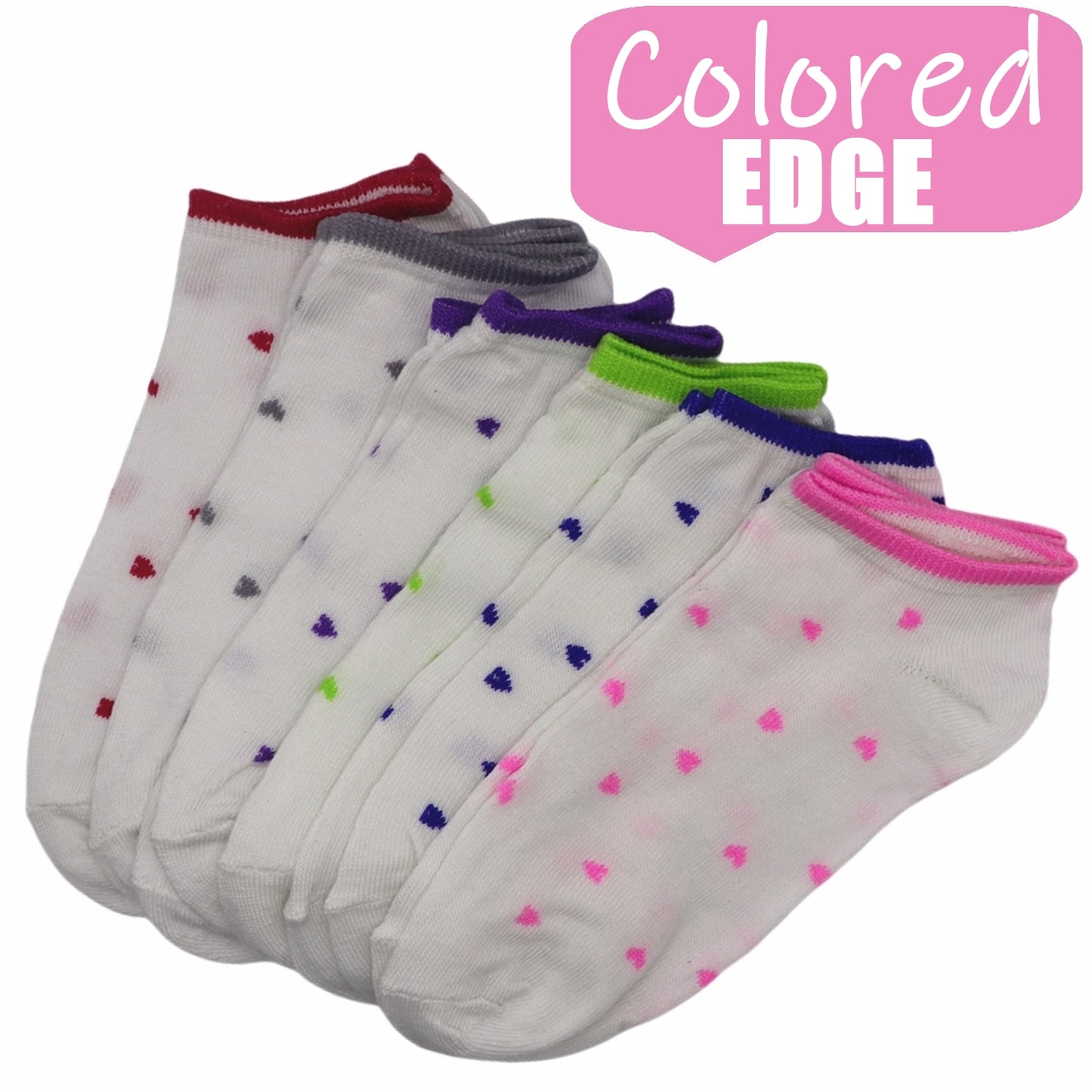 6 Pairs Candy Color Ankle Socks, Soft & Lightweight Breathable Low Cut Socks, Women's Stockings & Hosiery